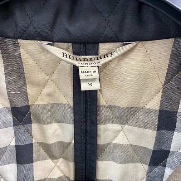 Burberry Britt Women’s Quilted Utility Jacket Black size S - Picture 2 of 9